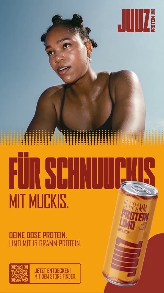JUUZ awareness poster, Orange